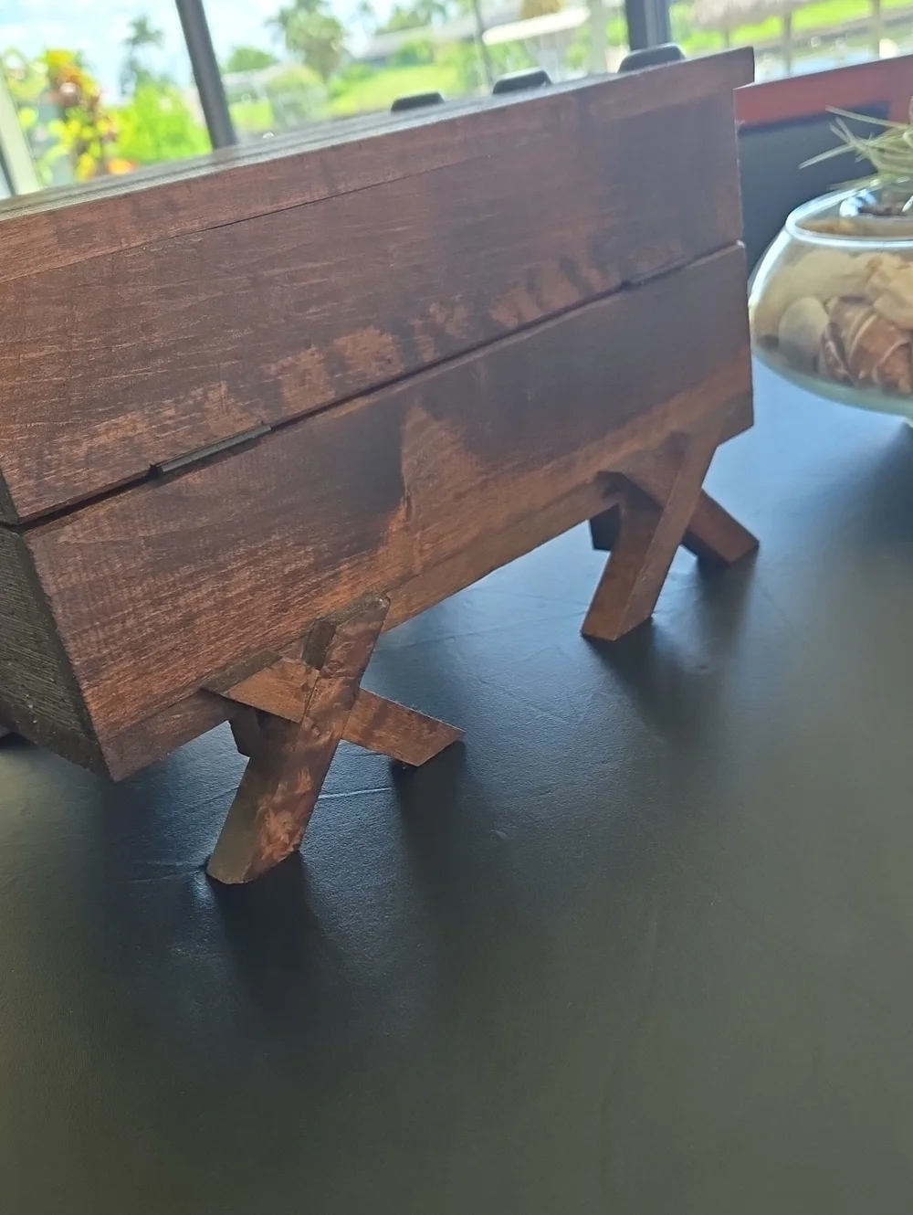 Vintage Wood Jewelry Box
